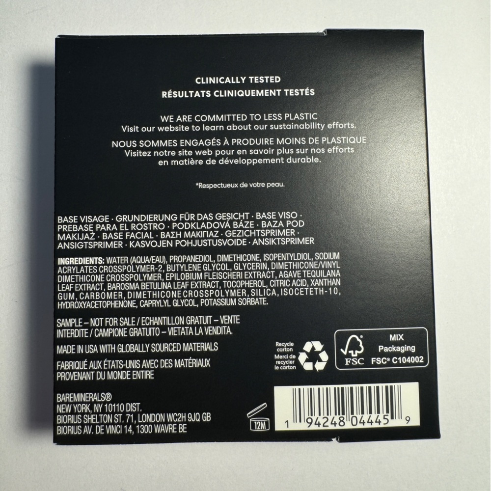 Bare Minerals Prime Time Original Pore Minimizing Makeup Primer Mini .23oz 7ml - Picture 4 of 7